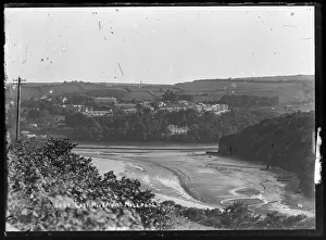 West Looe, Millpool & Polvellan House from East Looe River hillside West Looe, Millpool & Polvellan House from East Looe River hillside