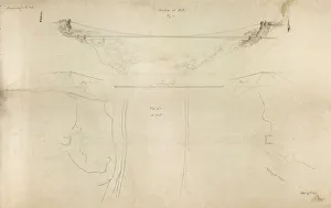 Clifton Suspension Bridge competition drawing 3, by Isambard Kingdom Brunel Clifton Suspension Bridge competition drawing 3, by Isambard Kingdom Brunel