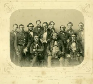 Francis Pettit Smith, Captain Barnard R. Matthews and officers of the SS Great Britain, 1852 Francis Pettit Smith, Captain Barnard R. Matthews and officers of the SS Great Britain, 1852