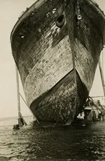 SS Great Britain Salvage Operation: Ship on Pontoon, 1970 SS Great Britain Salvage Operation: Ship on Pontoon, 1970