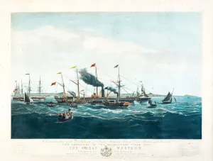 The SS Great Western Print: Bristol Maiden Voyage 1838
