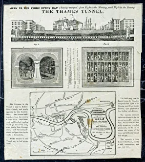 Thames Tunnel Opening Advertisement Thames Tunnel Opening Advertisement