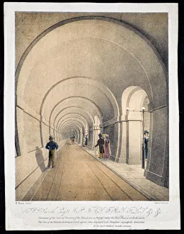 The western archway of the Thames Tunnel The western archway of the Thames Tunnel