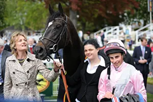 Baroness Lloyd Webber, The Fugue & William Buick Tattersalls Musidora Stakes Dante Festival, York Racecourse York Racecourse, York, England 16 May 2012 DANTE FESTIVAL, YORK RACECOURSE 16/05/2012 Date: 16 May 2012 Baroness Lloyd Webber, The Fugue & William Buick