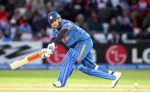 Ms Dhoni Print - 20/20 World Cup Cricket Photo