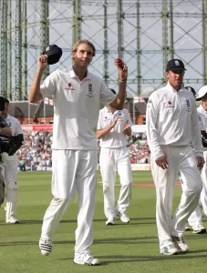 Stuart Broad with Match Ball Print, England V Australia 2009