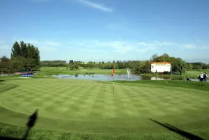 Golf Prints: Golf Print of 18th Green at The Belfry
