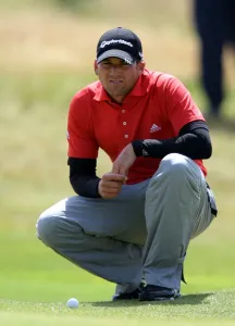 Sergio Garcia Print, Royal Birkdale Golf 2008