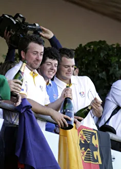 Graeme Mcdowell, Rory Mcilroy & Martin Kaymer European Ryder Cup 2010 Ryder Cup, Celtic Manor Resort, City Of Newport, Wales Celtic Manor Resort, City Of Newport, Wales 04 October 2010 Date: 04 October 2010 Graeme Mcdowell, Rory Mcilroy & Martin Kaymer Graeme Mcdo