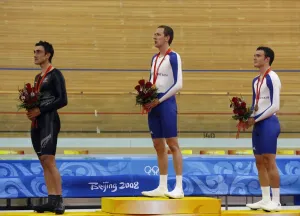 Hayden Roulston, Bradley Wiggins & Steven Burke Hayden R Hayden Roulston, Bradley Wiggins & Steven Burke Hayden R