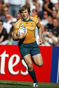 Drew Mitchell Print, Rugby Union Match in Lyon