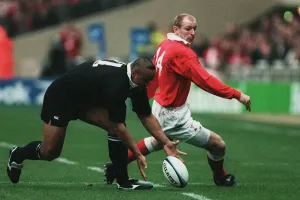 Jonah Lomu and Gareth Thomas Print, Wales V New Zealand Rugby Union 1997
