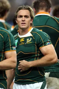Percy Montgomery Print - Rugby World Cup Final 2007