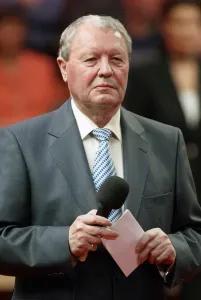 Alan Hughes Master of Ceremonies Print, The Crucible Theatre