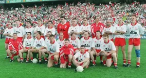 Athletic Prints: Tyrone Gaelic Football Team Print 1996