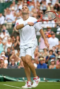 Andre Agassi Wimbledon Print 2006