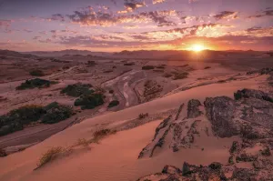 Namibia Sunset Print, Kunene Region Landscape