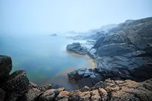 Amazing Rocks by the Shore in Danish Island Print