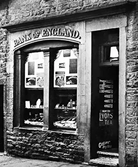 Bank of England Shop, Burnley, Lancashire Print, Early 1900s