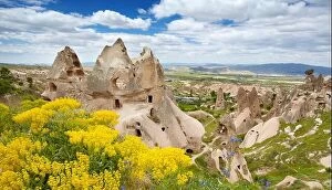 Images Dated 8th June 2012: Cappadocia - stone house, Uchisar, Turkey, UNESCO