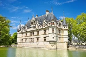 Images Dated 9th May 2014: D'Azay-le-Rideau Castle, Loire Valley, France