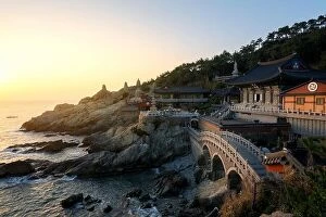 Busan Collection: Haedong Yonggungsa Temple in morning in Busan, South Korea