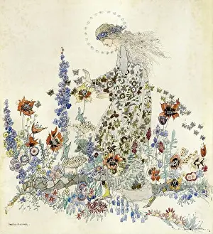 King Jessie Marion - Beauty in the Beasts Garden Print