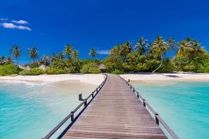 Maldives Island Beach Print