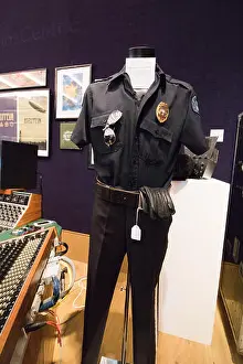 Prints of London UK. 11th December 2018. George Michael: An LAPD costume worn in the Video 'Outside' 1998 Pop Art Prints: George Michael LAPD Costume Print, 11th December 2018