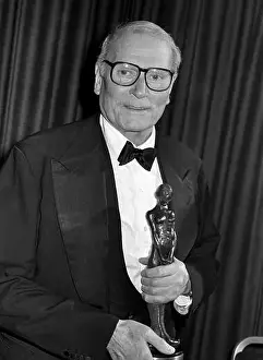 London Print: Lord Olivier at West End Theatre Awards, Dec 1980