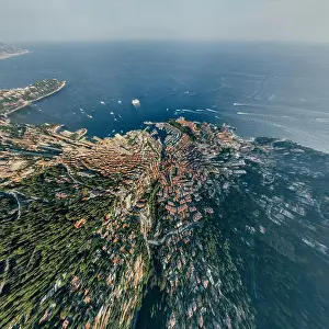 Monaco Monte-Carlo City Panorama Print