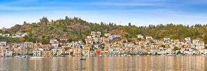 Images Dated 10th September 2017: Panoramic view of Poros Island, Argolida, Peloponnese, Greece