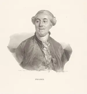 Prints of Portrait of Jacques Necker, Necker (title on object), Celebrities from the French Revolution and the Empire (series title), print maker: Henri Grévedon, after painting by: Joseph Duplessis French Revolution Portrait Prints: Portrait of Jacques Necker Print, 1822