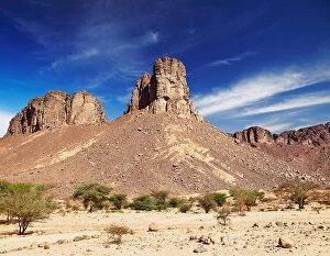 Images Dated 11th January 2011: Rocks in Sahara Desert, Tassili N'Ajjer, Algeria