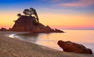 Images Dated 11th September 2016: Sunrise at Cap Roig Beach, Costa Brava, Spain
