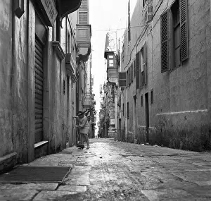 Street Art Prints: Triq Id-Dejqa Print - Valletta, Malta 1968