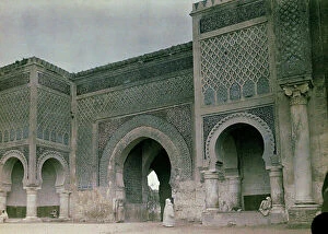 Meknes Collection: The Bab el-Mansour gate in Meknes, Morocco