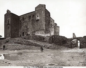 Ventimiglia Collection: The Castle of Ventimiglia in Castelbuono, in the environs of Palermo