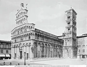 Images Dated 20th September 2018: Church of S. Michele in Foro, Lucca. On the faade are four levels of galleries