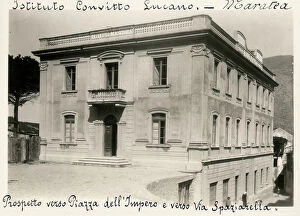 Imperia Collection: 'Convitto Lucano Institute, Maratea: prospect toward Imperia Square and Spaziarella Street'
