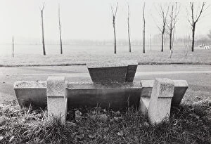 Images Dated 17th September 2014: 'End': Bench at the Parco Forlanini
