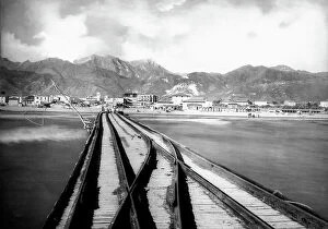 Images Dated 30th March 2010: Forte dei Marmi. The landing stage, Versilia