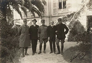 Bordighera Collection: Group portrait with army officers