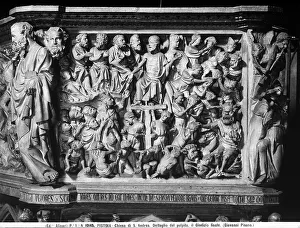 The Last Judgement, detail of the pulpit by Giovanni Pisano, work in the church of St Andrea in Pistoia