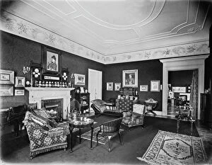 Images Dated 13th December 2011: Living room of the villa Francisca (or Villa Fagan), Florence