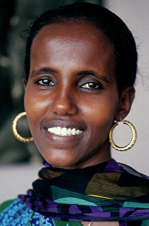 Mogadishu Collection: Mogadishu. Faces of young women