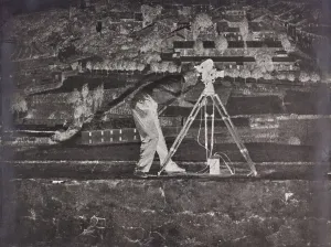 Operator at work with the camera