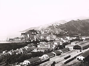 Ventimiglia Collection: Panoramic view of Ventimiglia, a city near Imperia