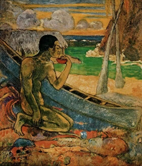 Images Dated 24th February 2011: Poor Fisherman, oil on canvas, Paul Gauguin (1848-1903), Art Museum of Sao Paulo, Sao Paulo