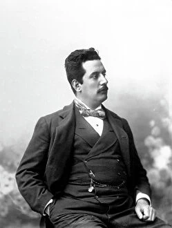 Images Dated 30th September 2008: Portrait of the composer Giacomo Puccini
